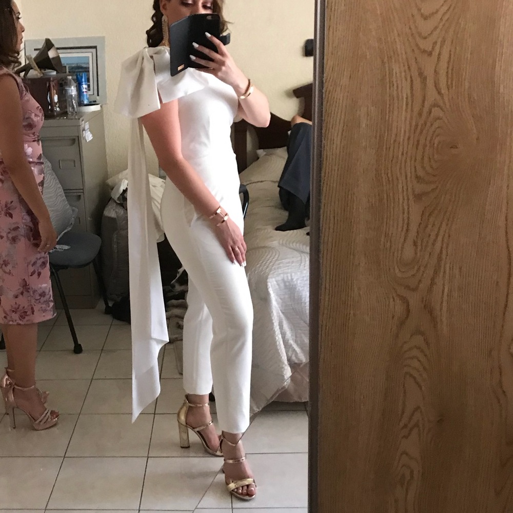 White/ivory jumpsuit